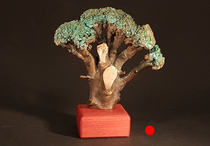 Cut Broccoli - bronzen beeld - kunst - amsterdam