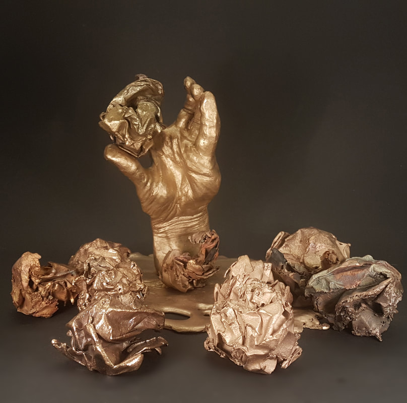 Liefdesbrief  - bronzen beeld - kunst - amsterdam