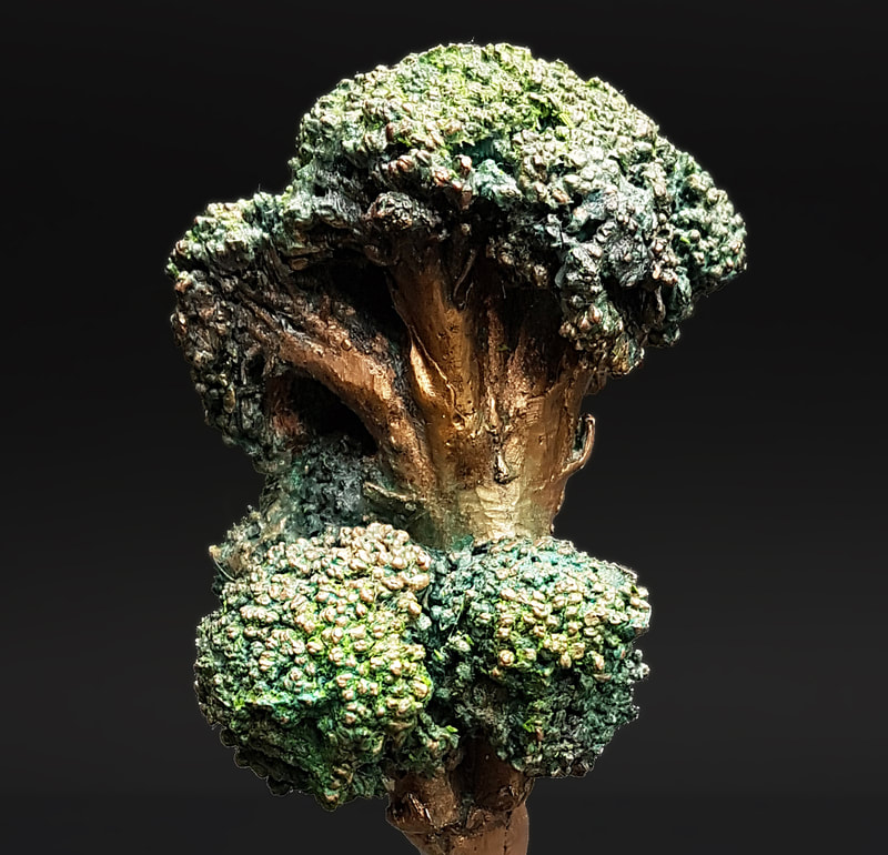 Broccoli - bronzen beeld - kunst - amsterdam