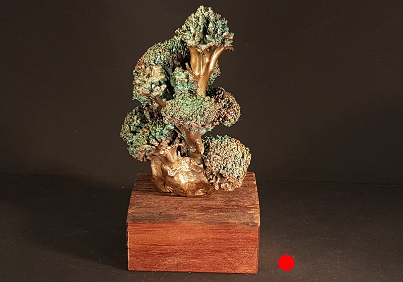 Short Broccoli Tree - bronzen beeld - kunst - amsterdam