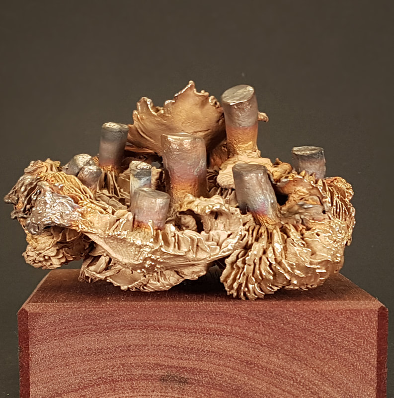 paddenstoel - fungi - bronzen beeld - kunst - amsterdam